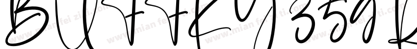 BUFFKY 359 Regular字体转换